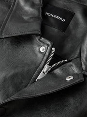 Men's Oversized PU Jacket