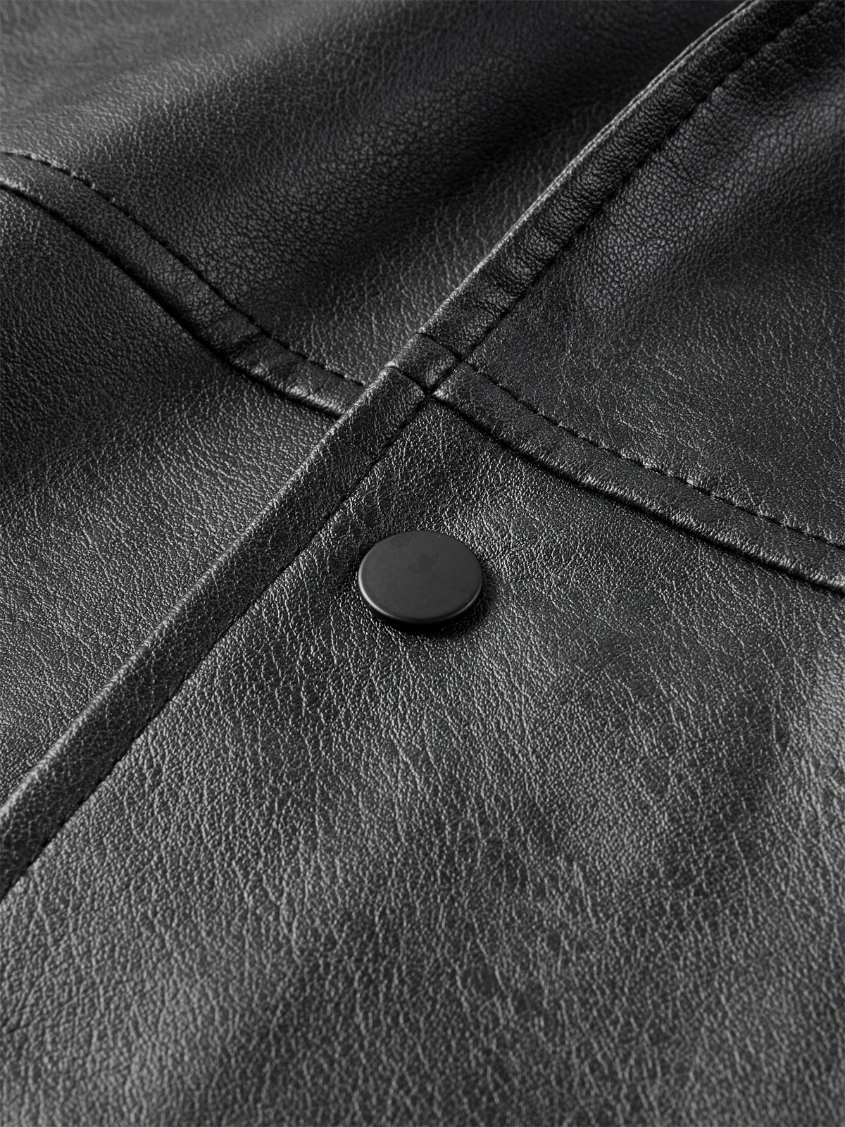 Men's Oversized PU Jacket