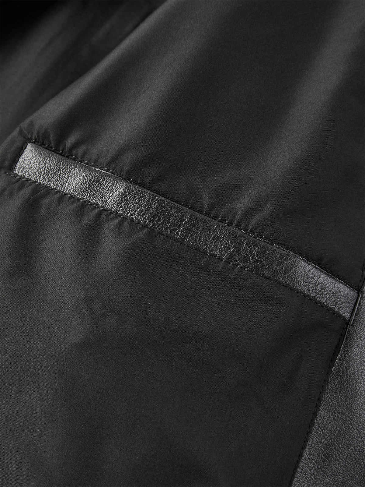 Men's Oversized PU Jacket