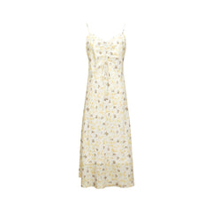 Women's Ruched Printed Slip Dress