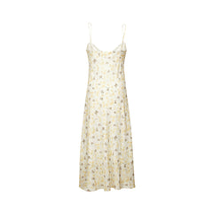 Women's Ruched Printed Slip Dress