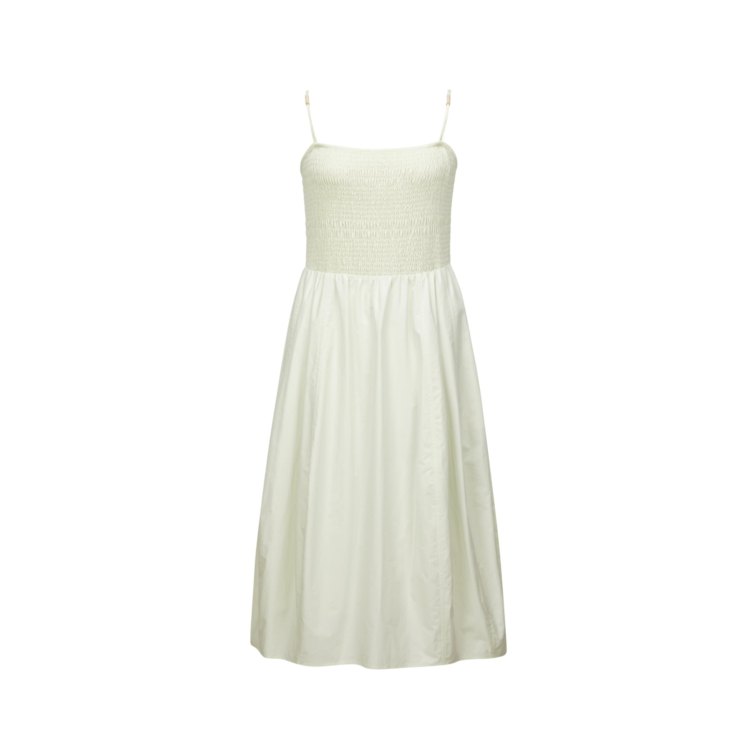 Women's Bodycon Smocked Slip Dress | Peacebird Women Fashion, Green / S