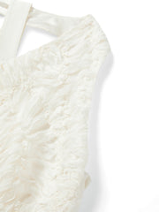 Women's French-style Halter Neck Holiday Dress