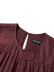 Women's Flared Tiered Long Dress