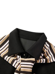 Women's Dress with Detachable Shawl