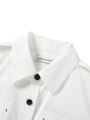 Women's Shirt Dress with Detachable Shawl