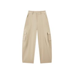 Women's Lyocell High-Waist Curved Cargo Pants