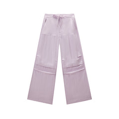 Women's Lyocell Wide-Leg Cargo Pants