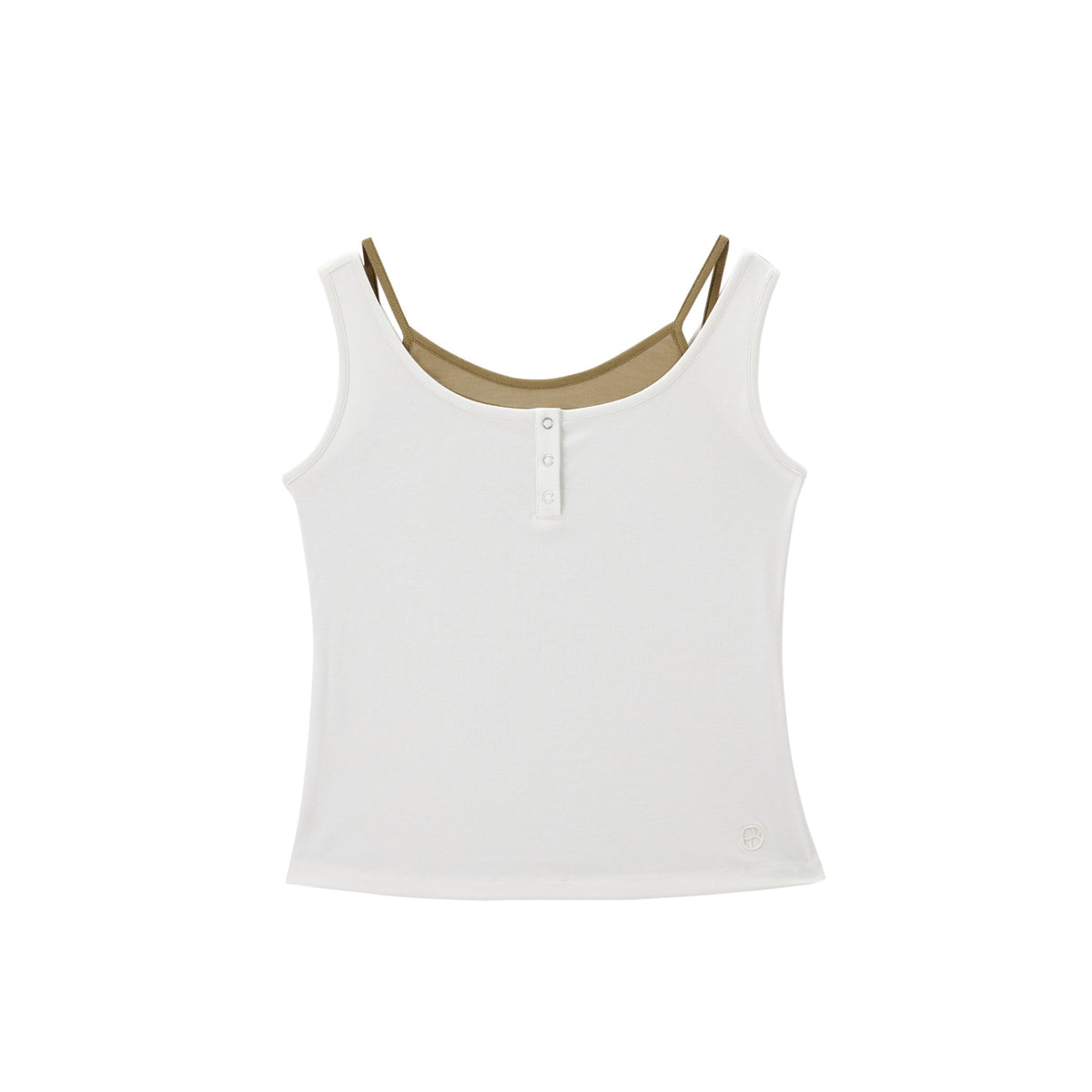 Women's Casual Color-block Fake Two-piece  Vest
