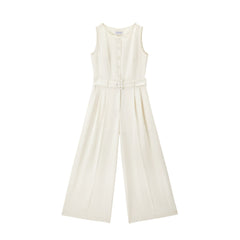 Women's wide-leg casual jumpsuit