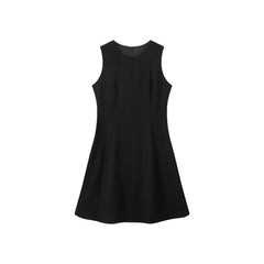 Women's Sleeveless Cinched-Waist Dress
