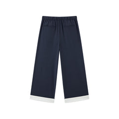Women's Elastic Waist Oversized Wide-Leg Pants