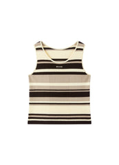 Women's Striped Tank and Knit Top Set