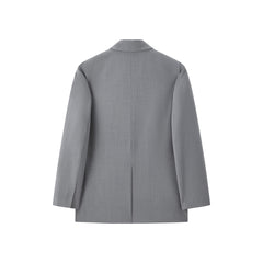 Women's Classic Boxy Notch-Lapel Blazer