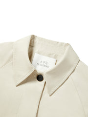 Women's Oversized Trench-Style Jacket with Belt