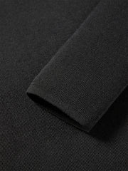 Women's Off-Shoulder Contrast Twist-Knot Knit Top