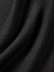 Women's Off-Shoulder Contrast Twist-Knot Knit Top