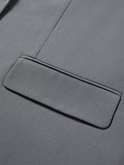 Women's Paneled Stripe Blazer with Detachable Cuffs