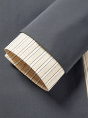 Women's Paneled Stripe Blazer with Detachable Cuffs