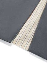 Women's Paneled Stripe Blazer with Detachable Cuffs