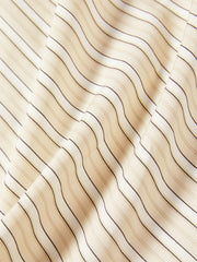 Women's Paneled Stripe Blazer with Detachable Cuffs