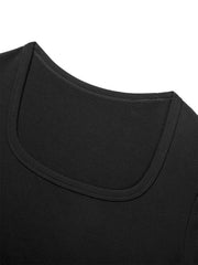 Women's U-Neck Twist-Waist Dress