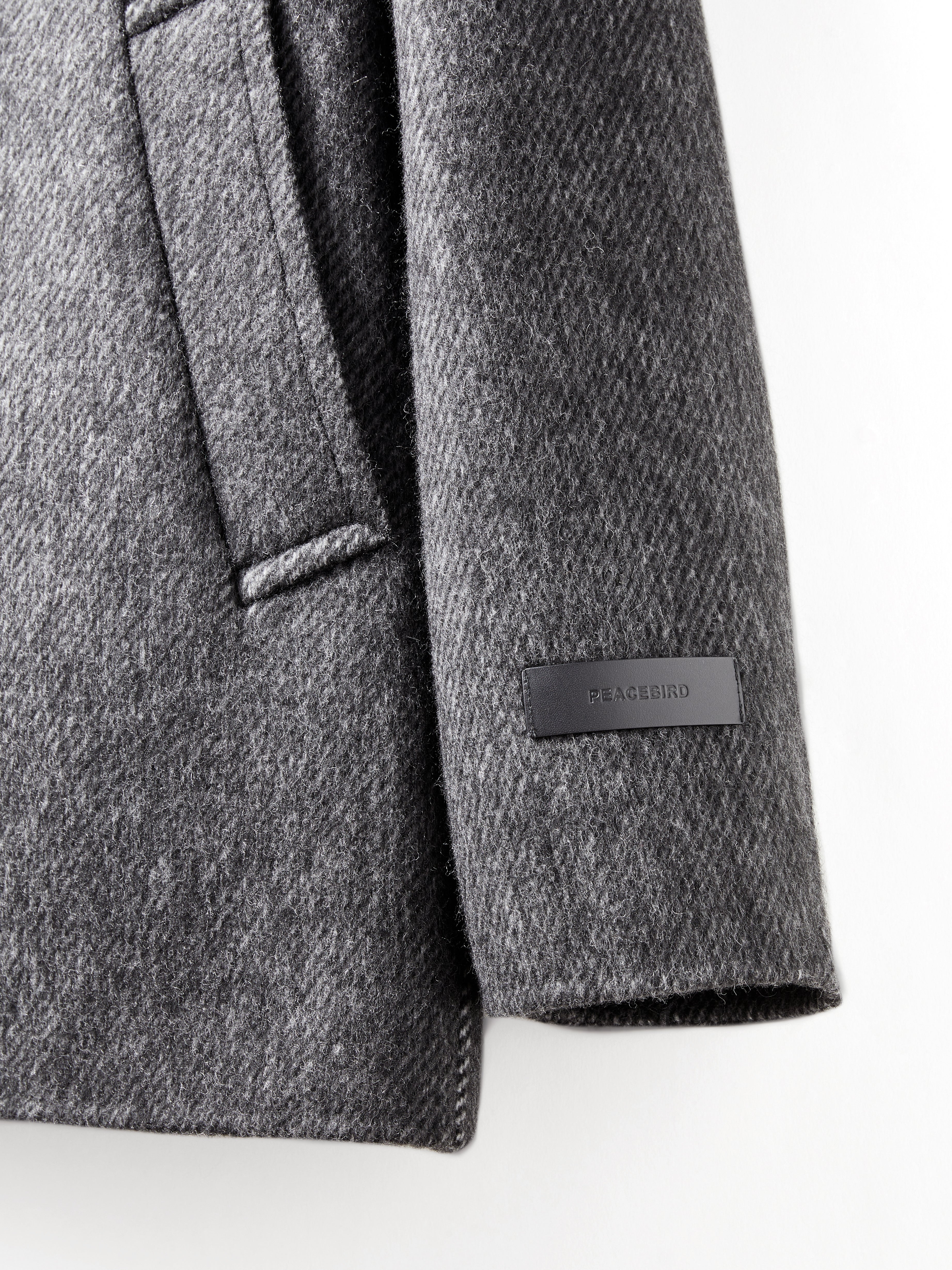 Men's Double-Breasted Wool Coat