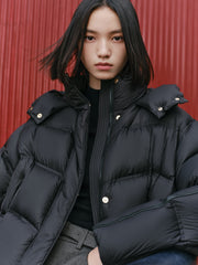 Women's Short Quilted Puffer Jacket