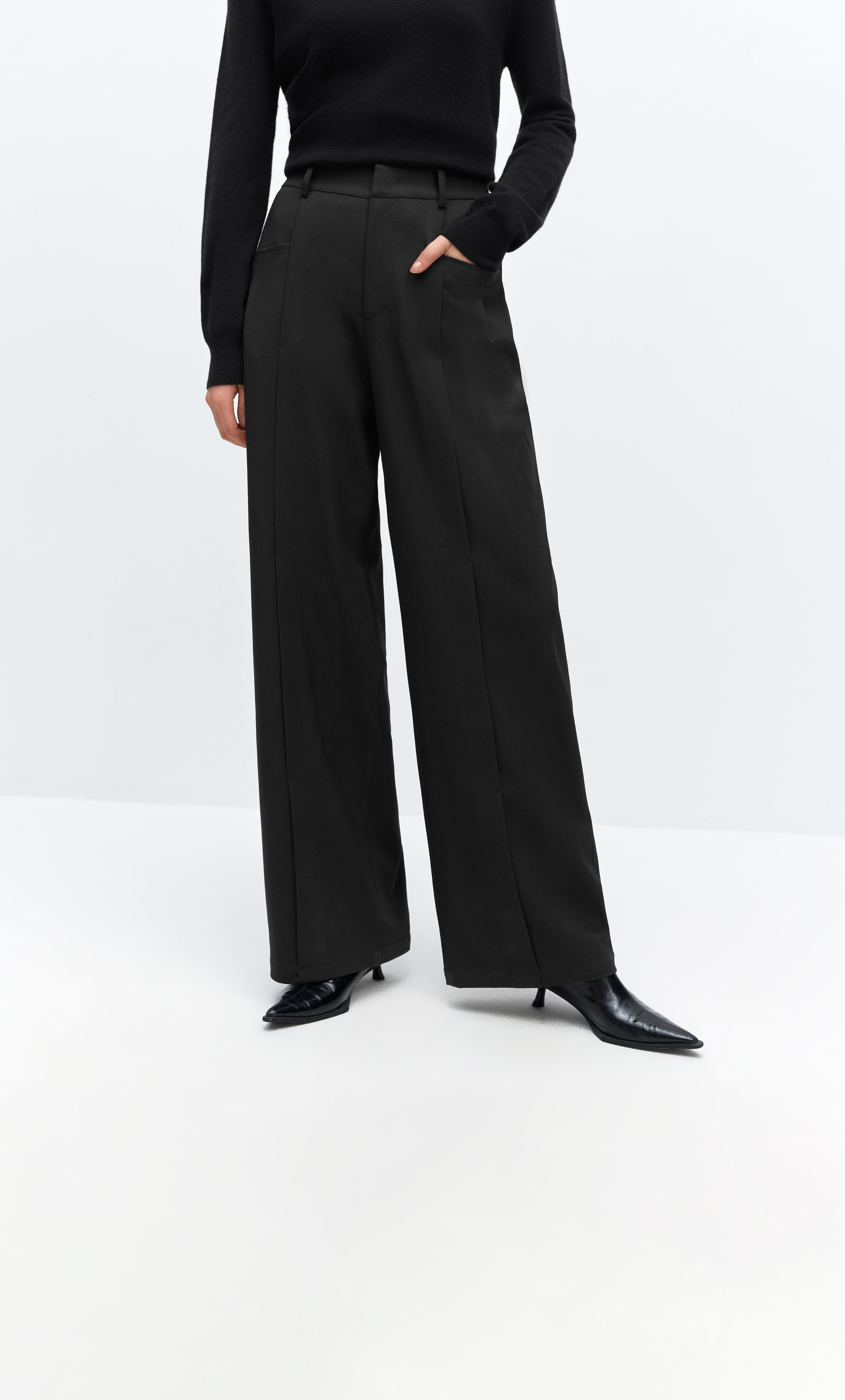 Women's High Waist Wide Leg Pants