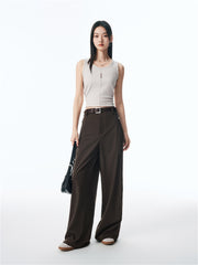 Women's High-Waisted Wide-Leg Pants