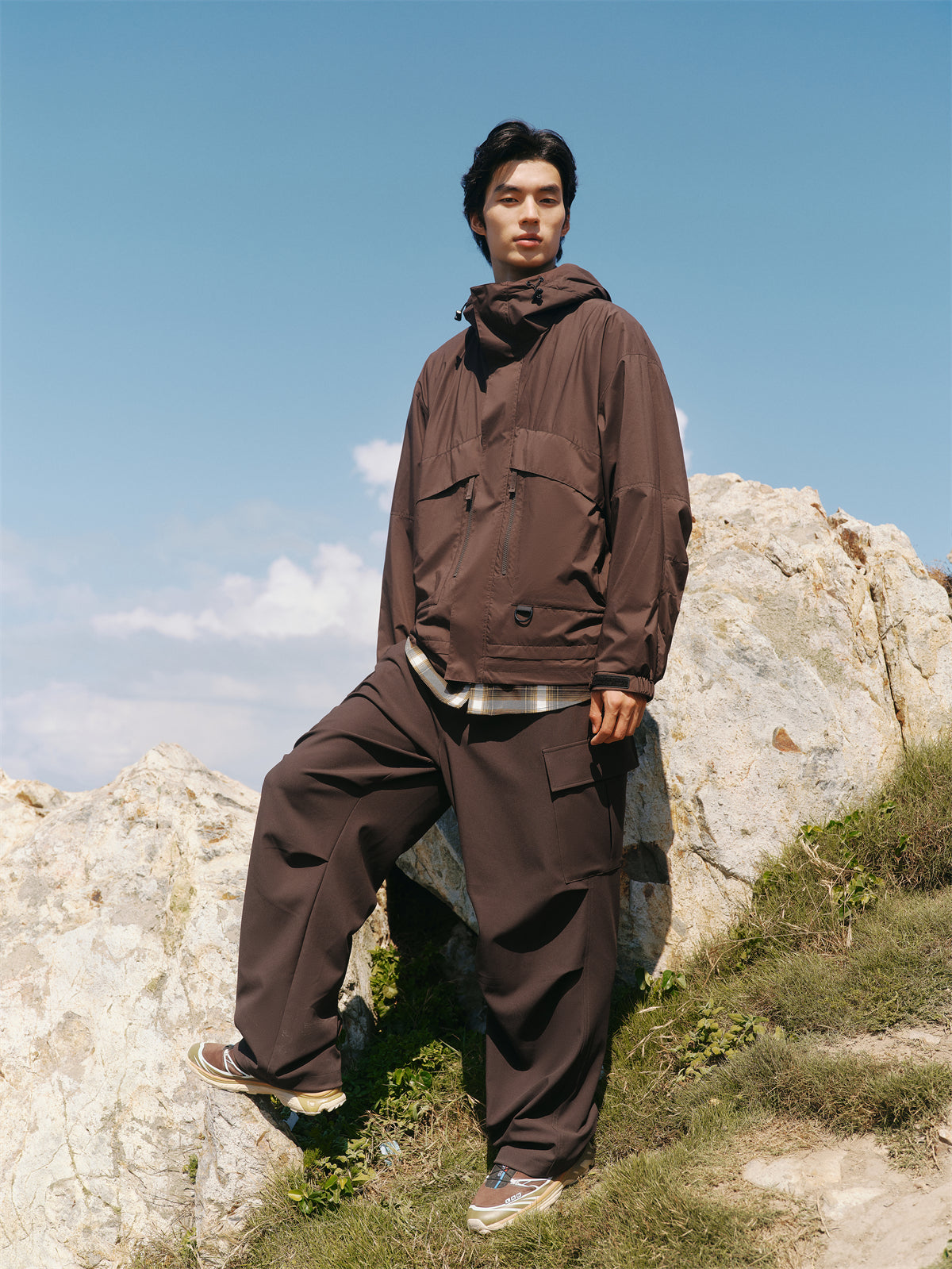 Men's Outdoor Oversized Hooded Jacket