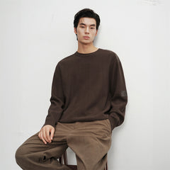 Men's Patch-Detail Pullover Sweater