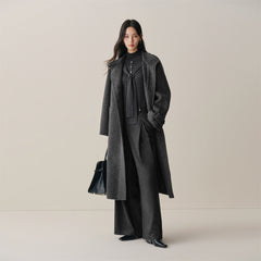 Women's Yak-Wool Blend Long Coat