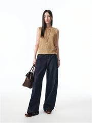 Women's Textured Knit Vest