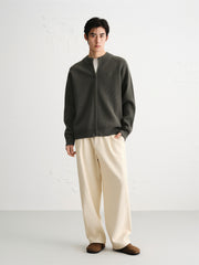 Men's Soft Raglan Zip Cardigan