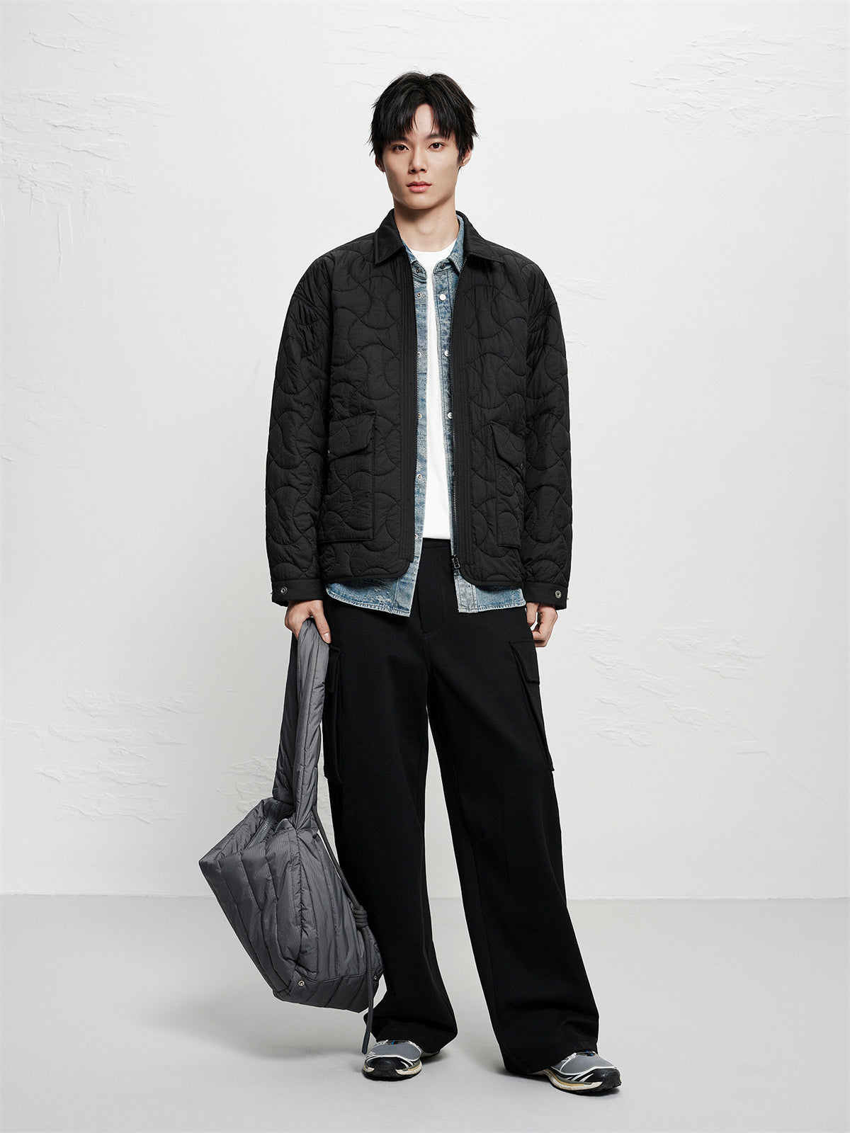 Men's Relaxed Quilted Padded Jacket