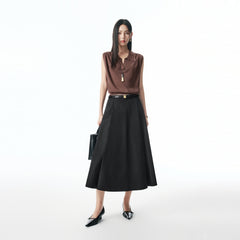 Women's Sleeveless Cropped Knit Pullover