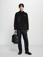 Men's Tonal Panel Corduroy Shirt