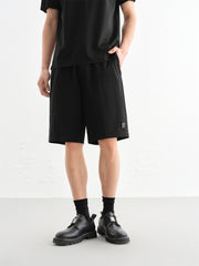 Men's Solid Straight-Leg Shorts