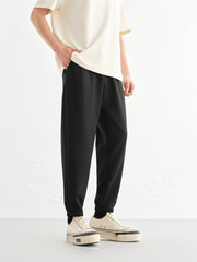 Men's Slim Tapered Joggers with Cuffed Hem