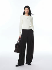 Women's Basic Seam-Detail Long-Sleeve T-Shirt