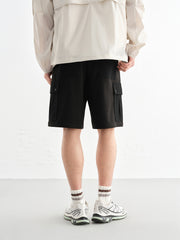 Men's Textured Knit Shorts with Patch Pocket