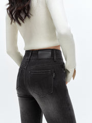 Women's Bleached High Waist Skinny Jeans