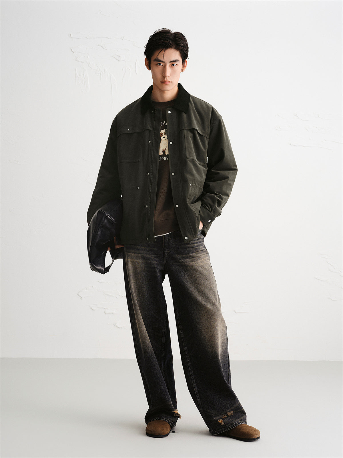 Men's Corduroy Padded Utility Jacket
