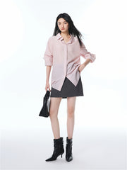 Women's Cupro-Cotton Slim Long-Sleeve Shirt