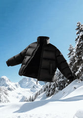 Men's Oversized Stand-Collar Goose Down Jacket