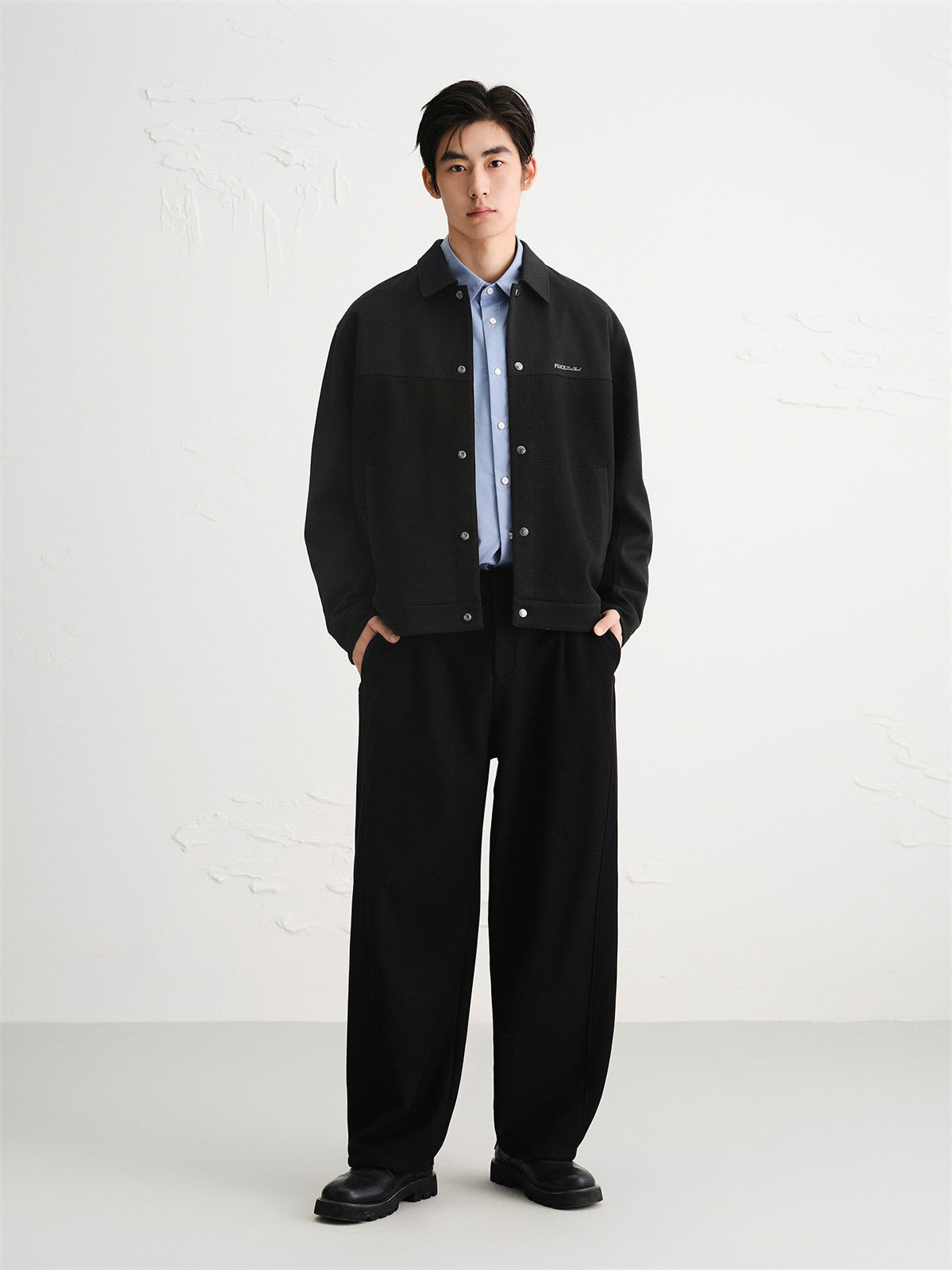 Men's Embroidered Panel Commuter Jacket