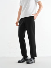 Men's Solid Cropped Business Pants