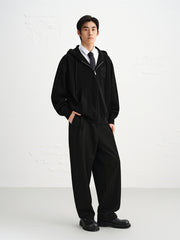 Men's Relaxed Fit Embroidered Hoodie