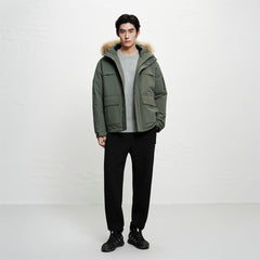 Men's Textured Tapered Jogger Pants